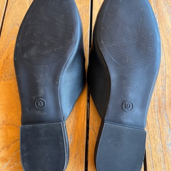 EUC Merona Women’s Black Mules Size 10 - Picture 6 of 16